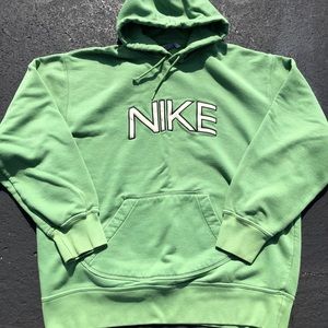 Nike Shirts - Vintage Nike Green Hoodie Sweatshirt Size XL Nike Shirts - Vintage Nike Green Hoodie Sweatshirt Size XL